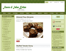 Tablet Screenshot of flavorsofindiankitchen.com